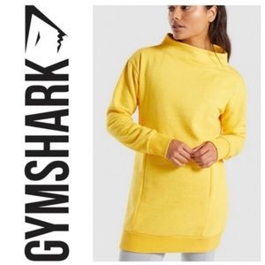 Gymshark High Neck Tunic Long Sweatshirt S